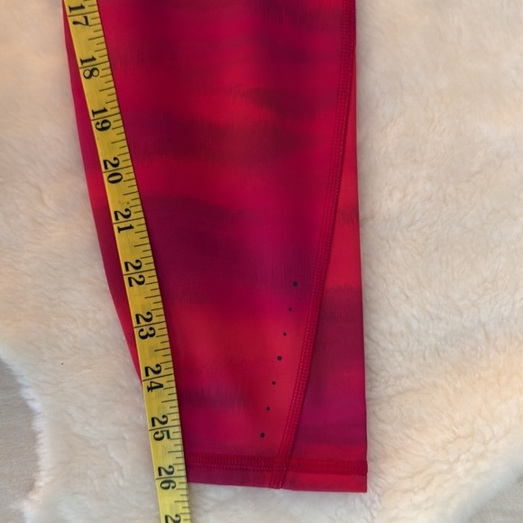 Athleta Red and Pink Performance Leggings - Picture 10 of 10